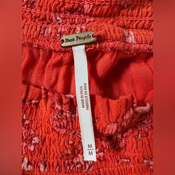 Free People Barclay Off the Shoulder Tiered Floral Print Ruffle Maxi Dress Sz M - Picture 13 of 14